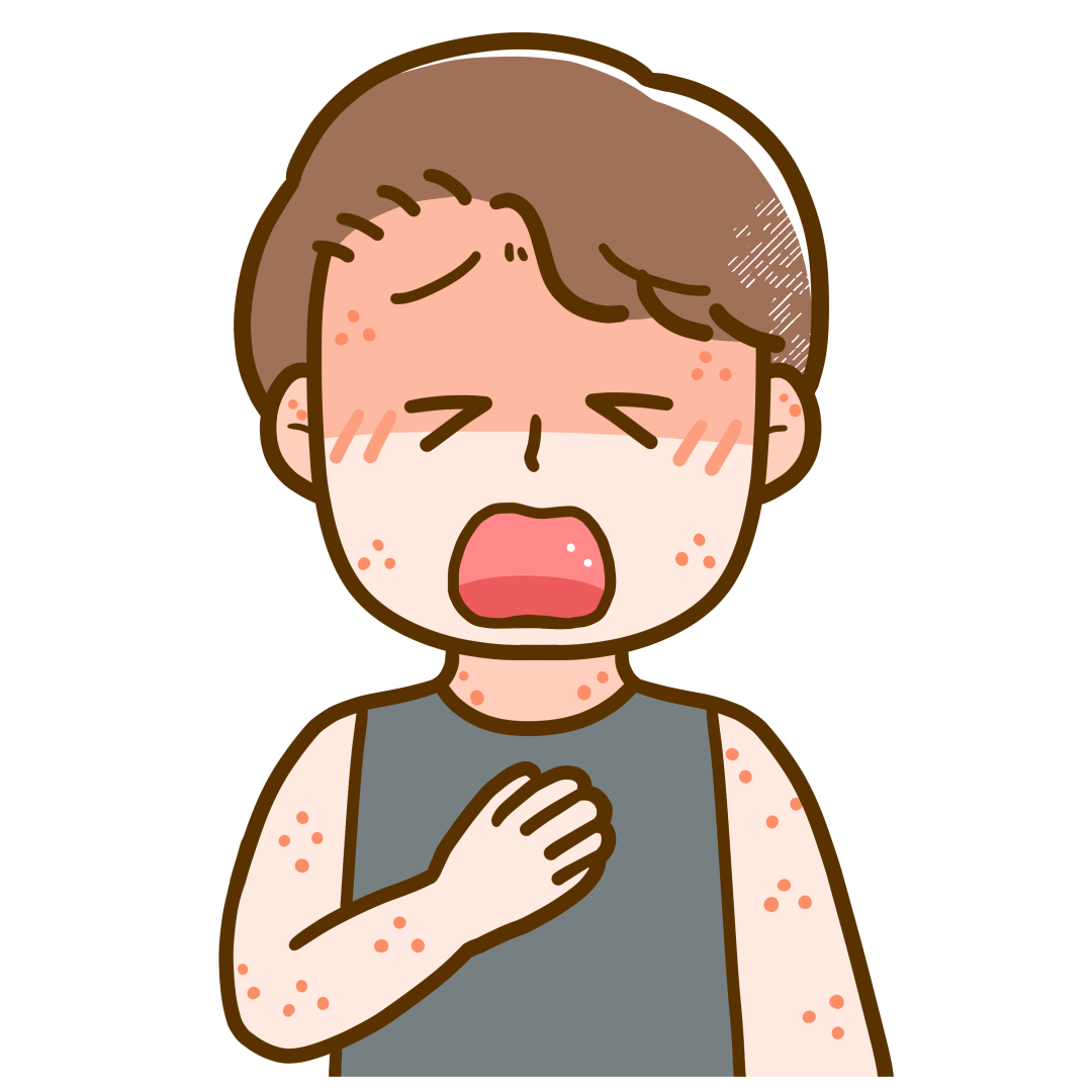 発疹が出現した人