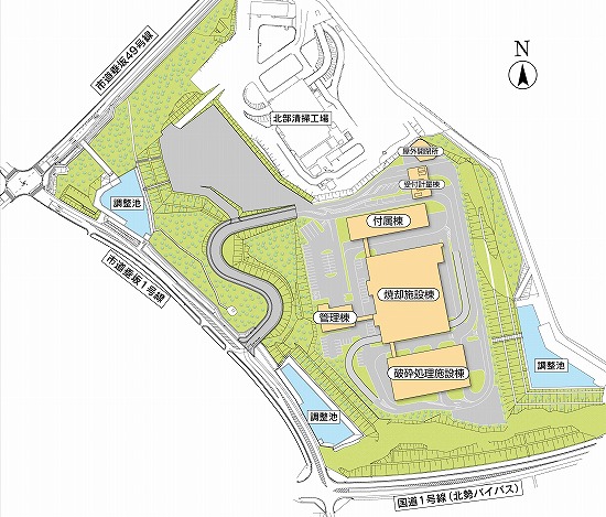 施設配置予定図