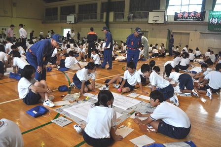 山手中学校防災ワークショップ