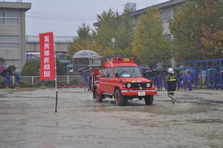 富洲原地区防災訓練3