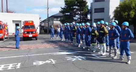 大矢知・八郷分団連携訓練