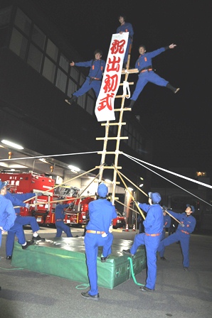 三人の演技で加重チェック