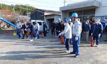 山村町防災訓練