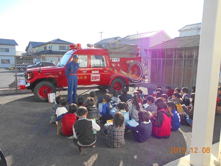 河原田分団車庫見学