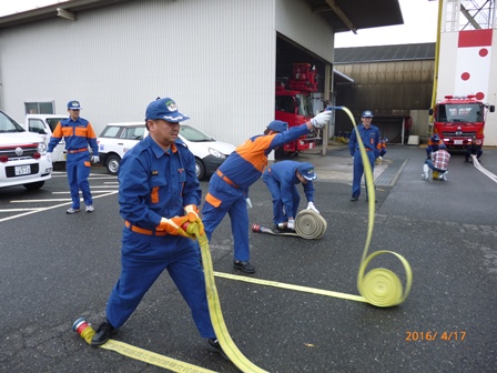 ホース延長訓練（初任科）