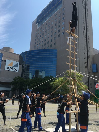 はしご登り