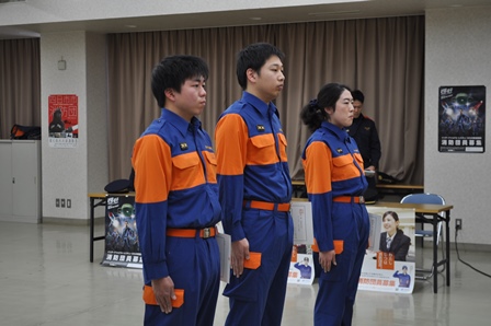 学生消防団員
