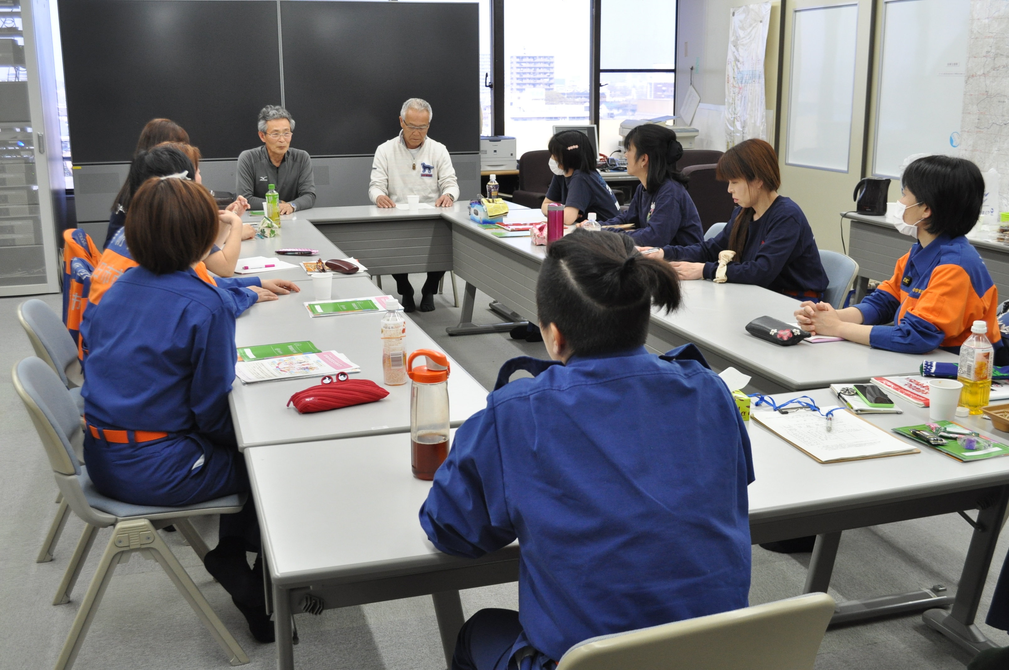 サルビア分団会議の様子