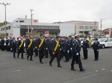 春の交通安全運動出発式画像