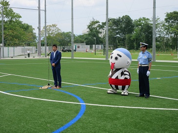 夏の交通安全県民運動キックオフセレモニー画像