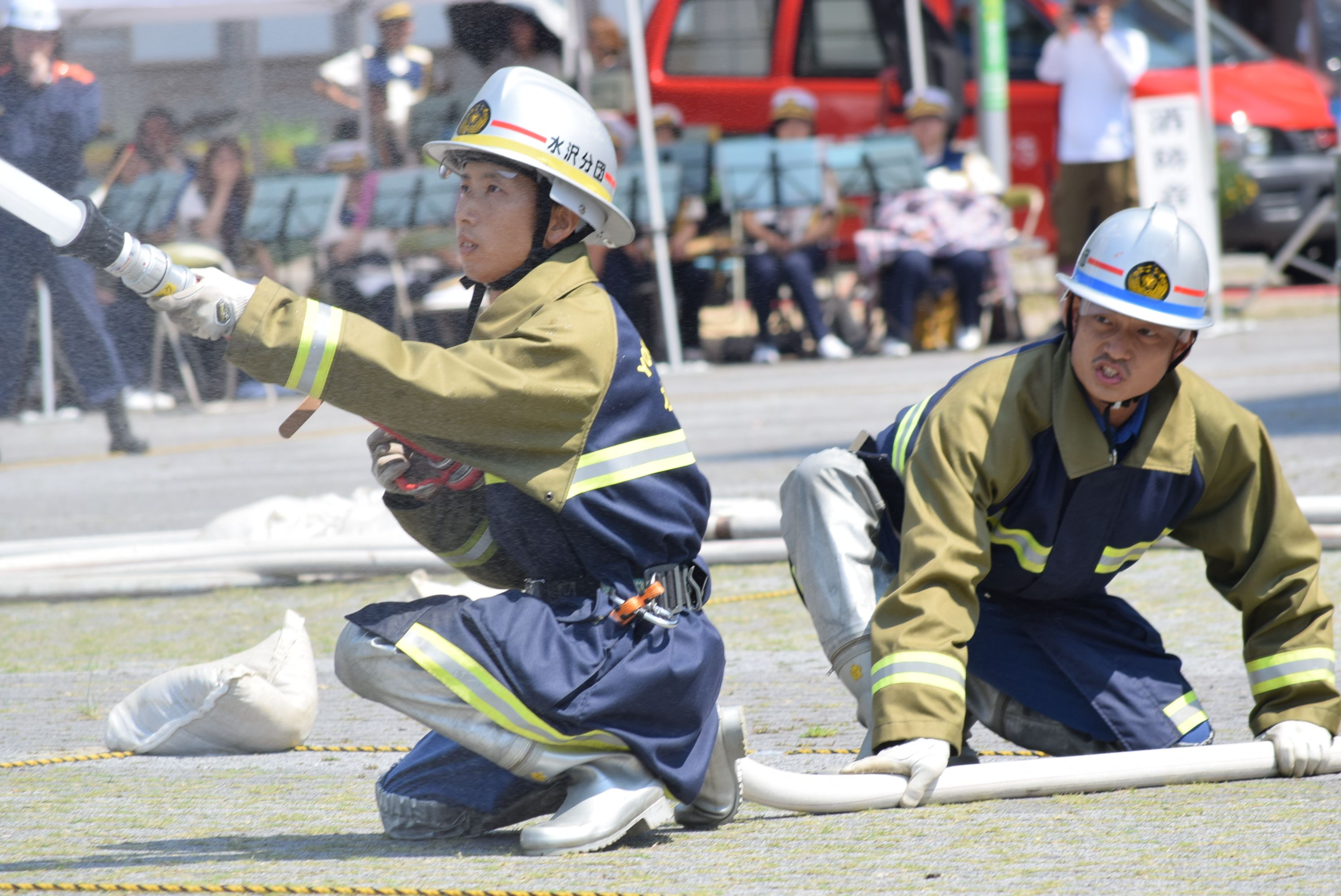 準優勝の水沢分団