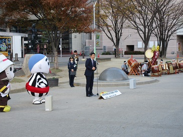 年末の安全安心合同出発式ｉｎ四日市２０１８
