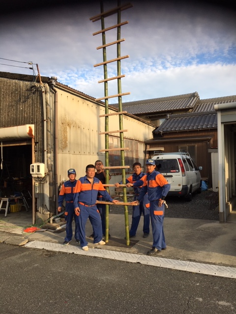 今回制作を実施した消防団員のみなさん