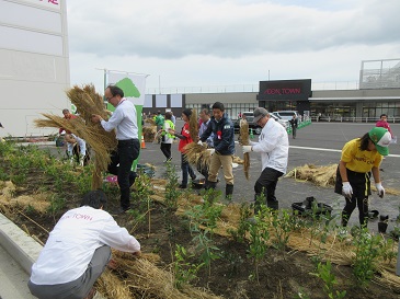 商業施設植樹祭