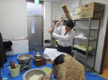 餅つき行事