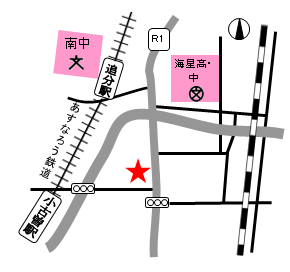 ホンダカーズ四日市南小古曽店地図