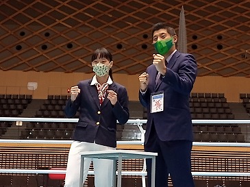 全日本女子ボクシング選手権ジュニア大会での写真（1）