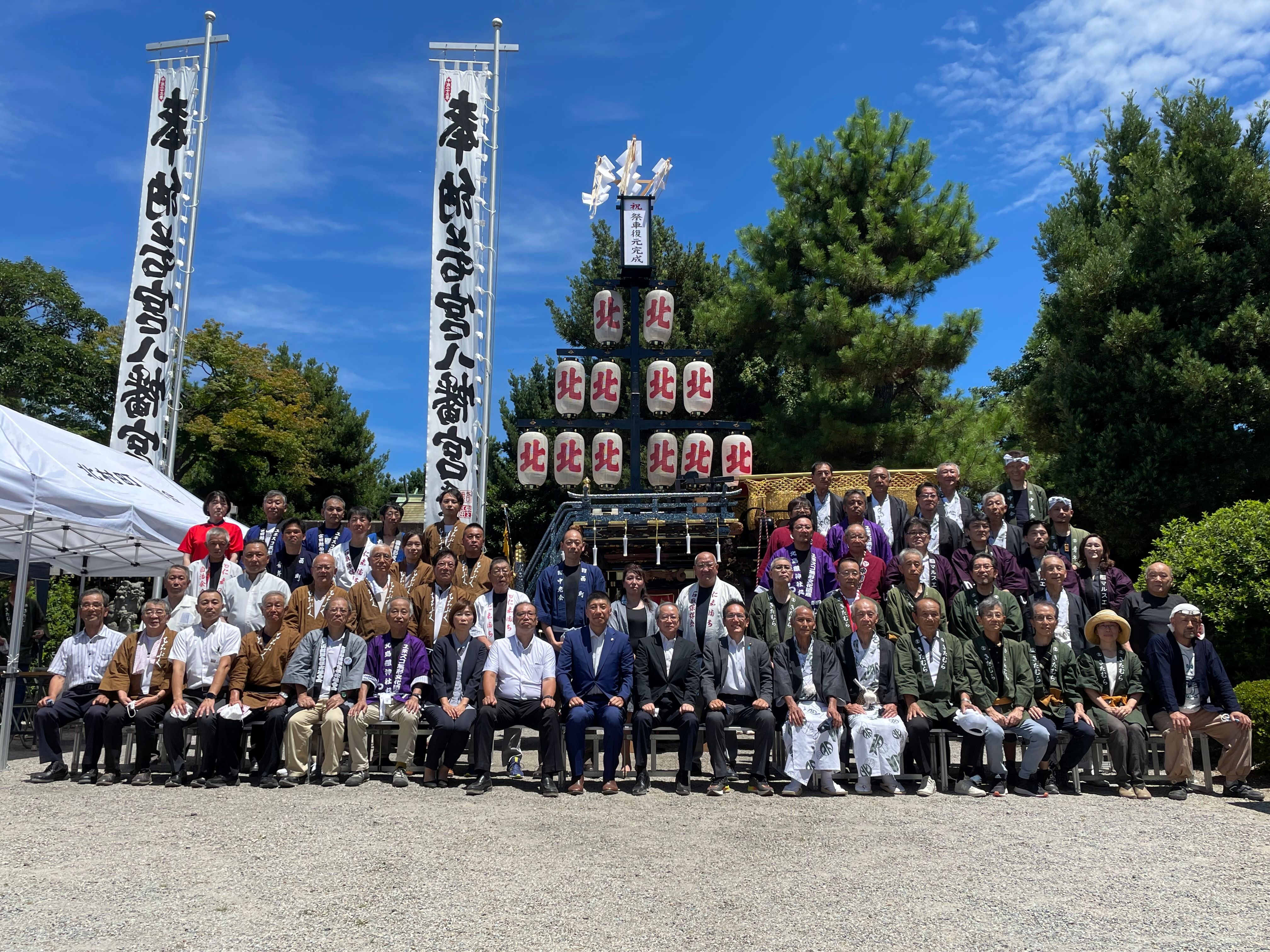 0731　石取祭車復元修理完成お披露目会