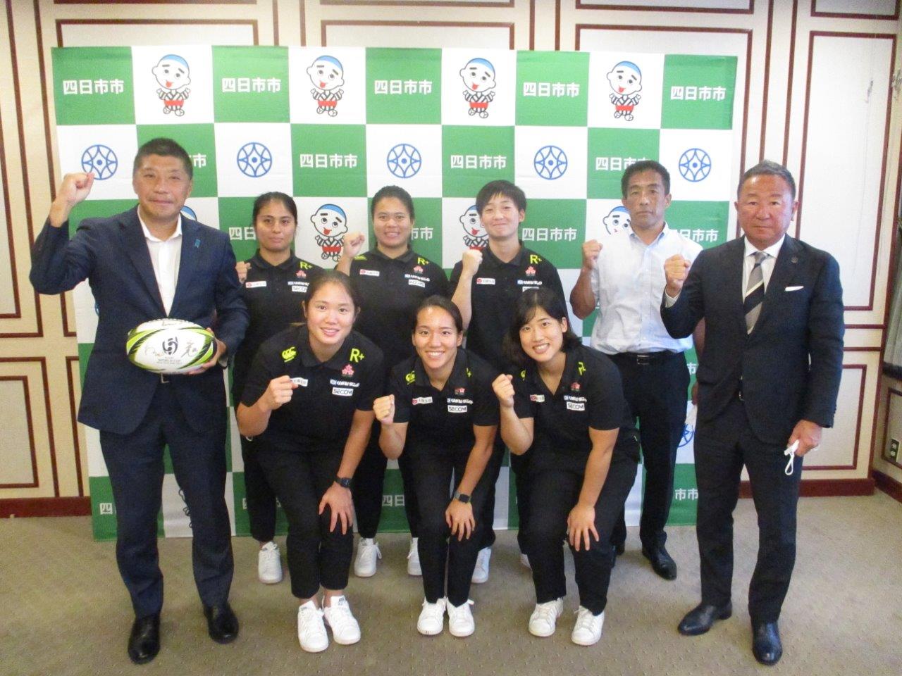 0906　女子ラグビーワールドカップ日本代表候補選手表敬訪問
