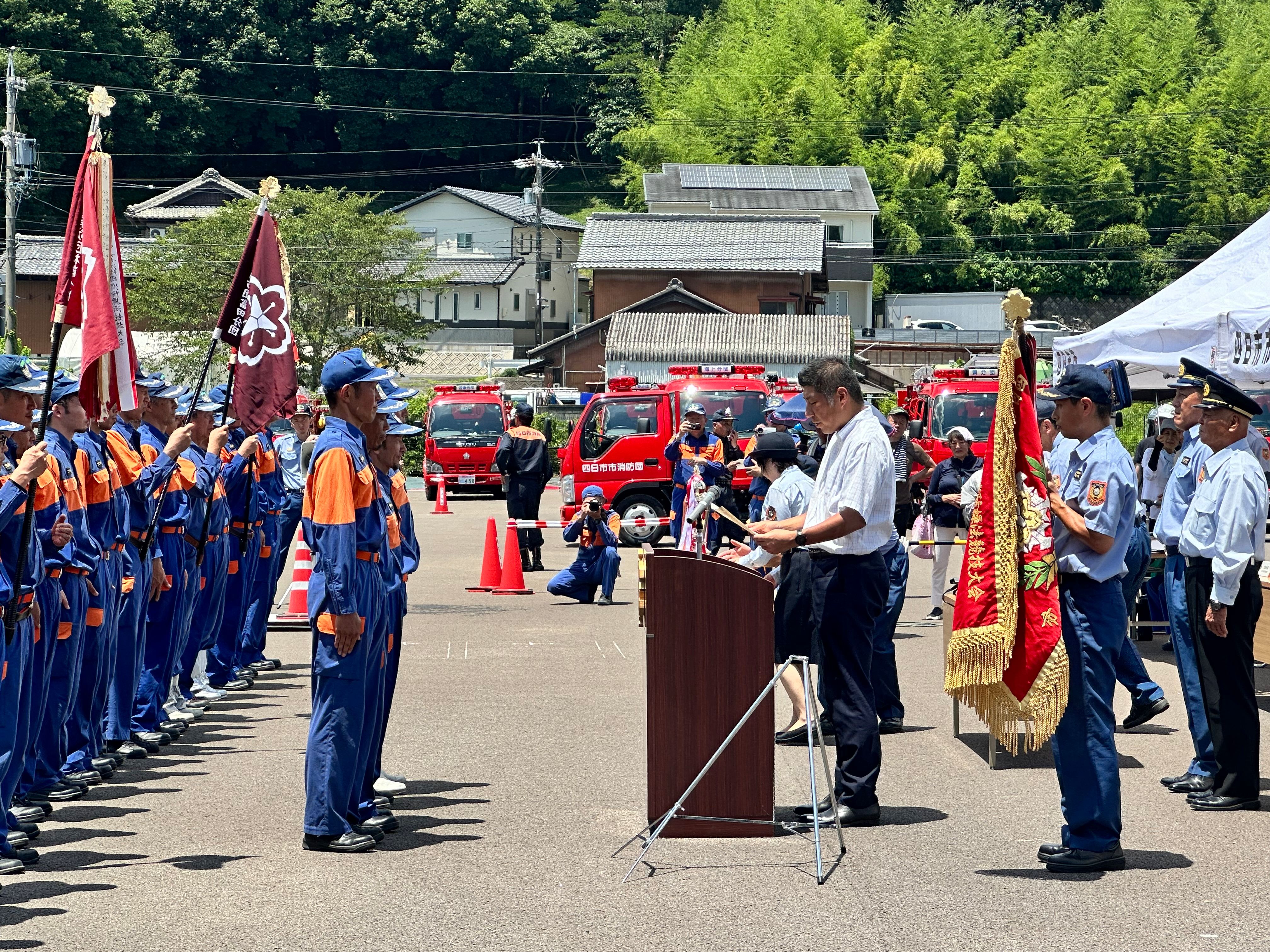 20230716　四日市市消防団消防操法競技大会