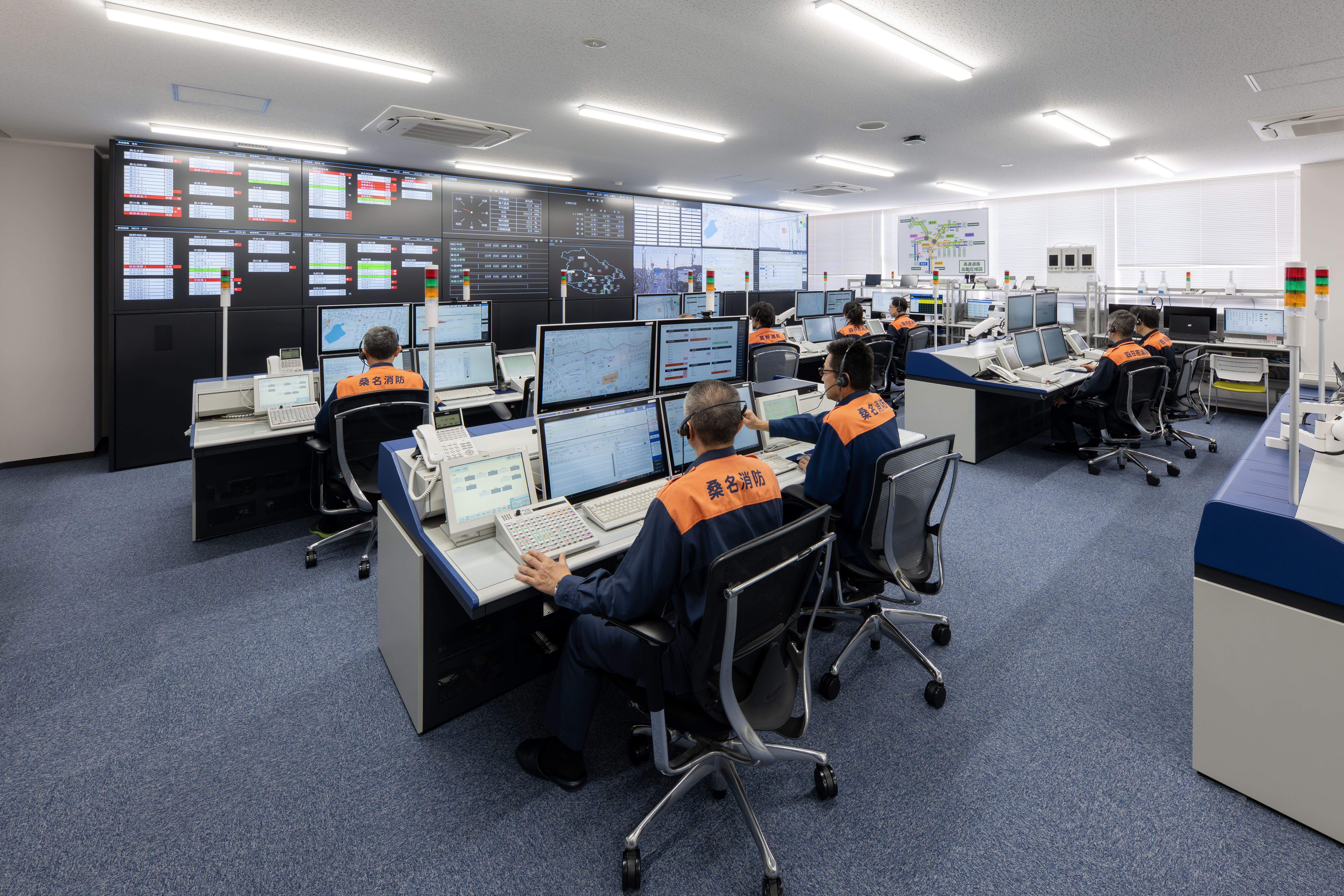新消防指令センター全景